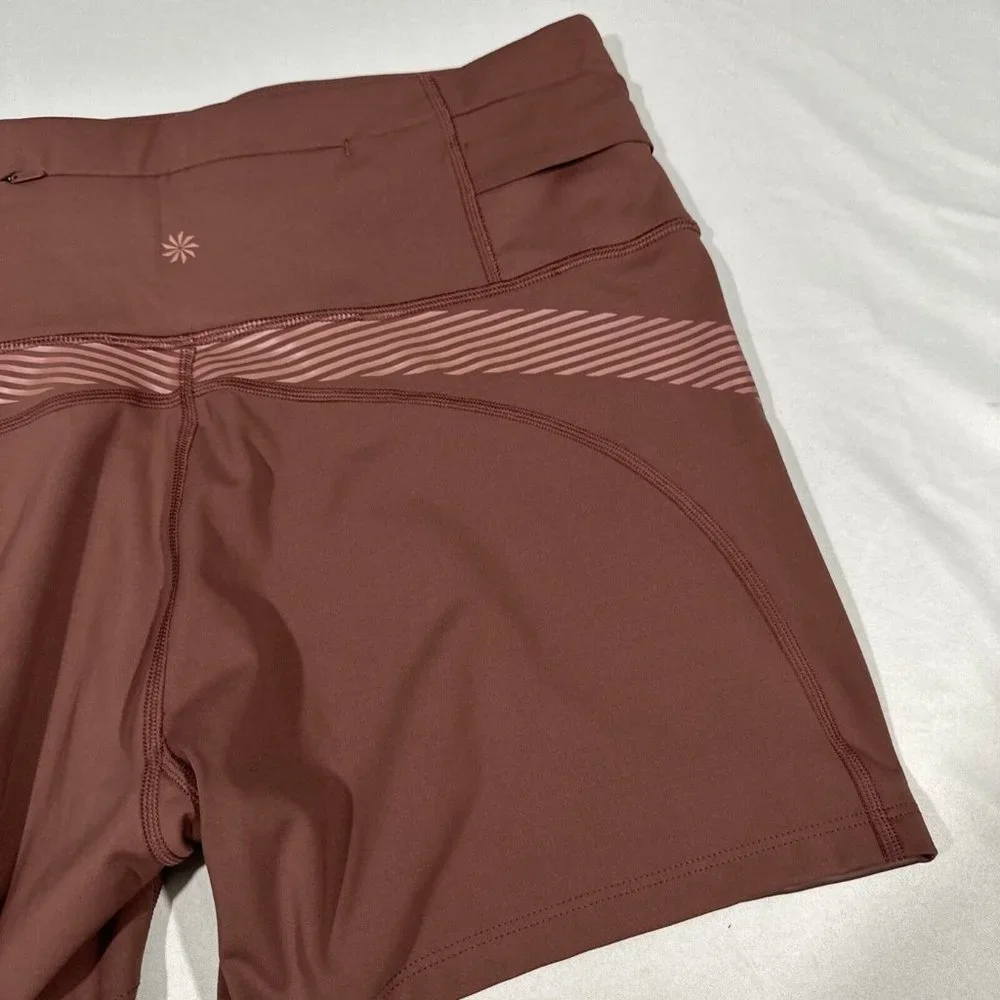NWT $69‎ Athleta x Allyson Felix [ 1X ] Legend Shortie Shorts Hearth Rose